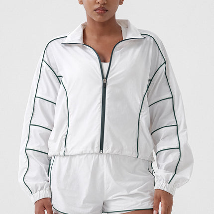 New Quick-drying Tennis Coat Women's Running Long-sleeved T-shirt Sports Top Outdoor Badminton Slimming Fitness Clothes
