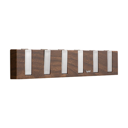 Door Hook Punch-free Clothes Bag Storage Rack Bedroom Door Wood Grain Clothes Hook Storage Door Hanger