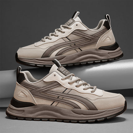 Forrest Gump Shoes Men's 2025 New Breathable Lightweight Trendy Casual Shoes Men's Thick Bottom Shock Absorbing Running Campus Style sneaker
