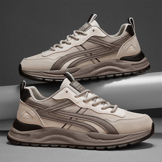 Forrest Gump Shoes Men's 2025 New Breathable Lightweight Trendy Casual Shoes Men's Thick Bottom Shock Absorbing Running Campus Style sneaker