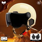 One size fits all / 3c mocha apricot [sunscreen short glasses] heatmax four seasons detachable ear protection
