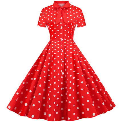 Foreign Trade Europe and the United States Cross-border New Women's Summer Stripe Stitching Short-sleeved Butterfly Festival Party Temperament Big dress