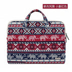 Canvas style baby elephant red (without small bag) / 15.6 inch