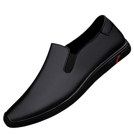 Men's Shoes Loafers Doug Shoes Men's Casual Leather Shoes Men's Cowhide Breathable Soft Sole Slip-on Lazy Car Shoes
