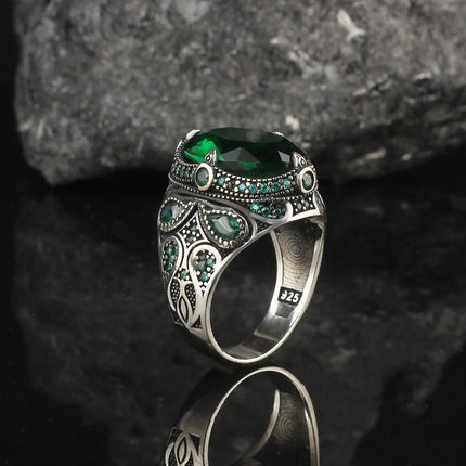 Wish Hot-Selling New Men's Ring Cross-Border European and American Retro Ring Fashion Personalized Ring