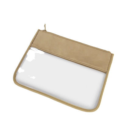 New Transparent Cosmetic Bag Beach Waterproof Mobile Phone Bag PVC Transparent Shrunken Bag Large Capacity Cosmetic Bag