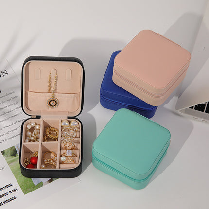 Jewelry Box earrings necklace ring packing box portable beauty storage box jewelry box factory wholesale