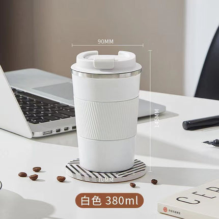 304 Stainless Steel Vacuum Insulated Coffee Cup 500ml Business Office Cup Outdoor Travel Car Cup Wholesale Cross-Border