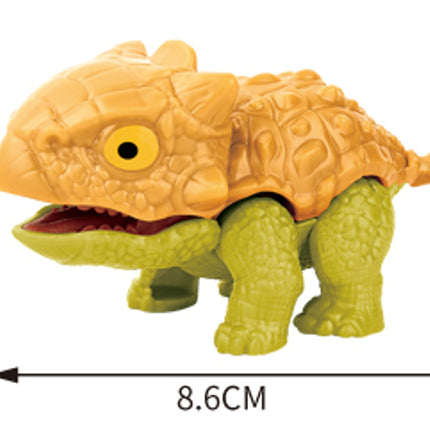 Cross-border Hot Finger-biting Dinosaur Toy Finger-biting Dinosaur Pterosaur Model Joint Movable Mini Dinosaur Gashapon Machine