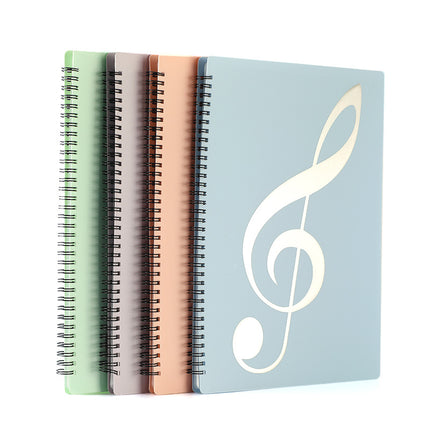 Morandi 40/60 Page Note Folder A4 Student Music Score Folder Piano Music Score Book Waterproof Folder Wholesale