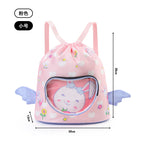 Below 20l / Pink flower rabbit [small size]