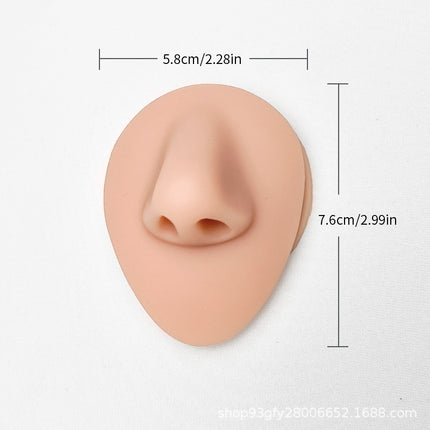 Silicone Ear Model Emulation Human Ear Stud Earrings Display Jewelry Display Bracket Puncture Perforation Tattoo Practice