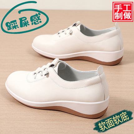 Casual Shoes, Walking Shoes, Mom Shoes, Shoes for Middle-Aged and Elderly People That Don'T Tire Your Feet, Spring and Autumn Women's Shoes, 2025 New Style Single Shoes