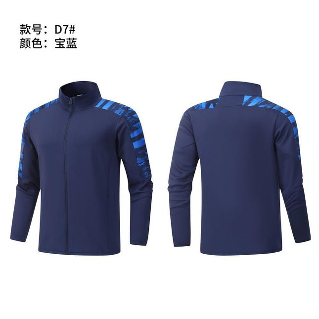 Autumn and Winter Men's and Women's Sportswear Jackets, School Sports Uniforms, Coach Jackets, Casual Sports Training Suits, Group Uniforms