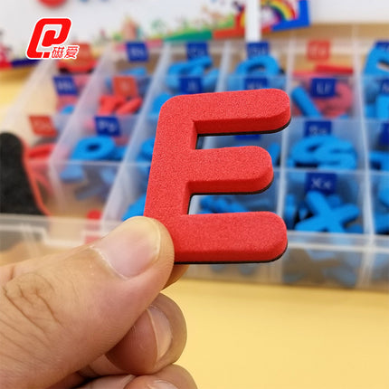 Children's educational toys series magnetic English upper and lower case letters magnetic spelling words children's English early teaching aids