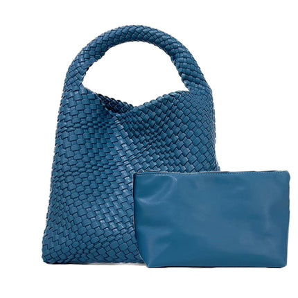 Cross-border Woven Bag Women's Tote Bag Large Capacity Vegetable Basket Bag Shopping Bag General Bag Women's All-match Bag 61