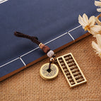 Star Moon Rope Five Emperors Money-Copper Abacus