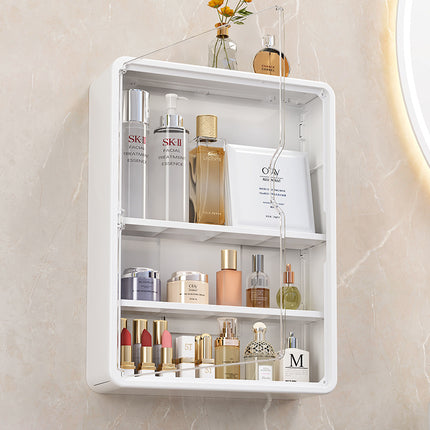 Cosmetic Shelf Bathroom Wall-mounted Storage Shelf Cabinet Bedroom Bathroom Punch-free Storage Box