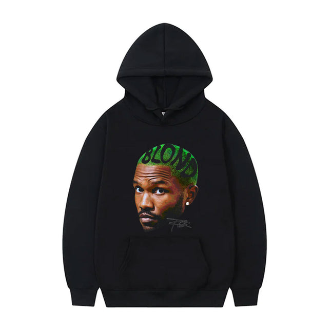 Rapper Frank Vintage Head Graphic Hoodie Men Women Ocean Hip