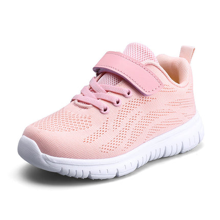 Cross-border Children's Shoes Spring and Autumn Children's Sneakers Boys' Breathable Mesh Face Comfortable Lightweight Running Shoes for Middle and Large Children and Girls