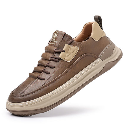 Summer New Men's Outdoor Sneakers Thick-Soled Wear-Resistant Versatile Shoes Sports Shoes Men's Genuine Leather Casual Men's Shoes Wholesale