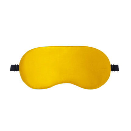 Double-Sided Imitation Silk Eye Mask, Light-Blocking Sleep Eye Mask, Logo Printing Wholesale, Men's and Women's Travel Cooling Ice Silk Eye Protection