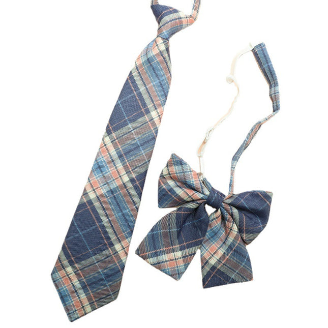 JK Uniform Accessories Tie-Free Collar Flower Suit Flat Corner Bow Tie Feather Root Small Thing Collocation New Korean Style College Style