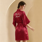 Chief Bridesmaid-Wine Red (Half Sleeve) / M