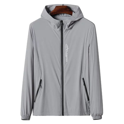 Sun Protection Clothing Men's Summer Thin Ice Silk Sun Protection Clothing Trendy New Breathable Fishing Clothing Thin Skin Clothing Men's Clothing