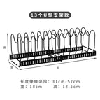 Black retractable 13 partition