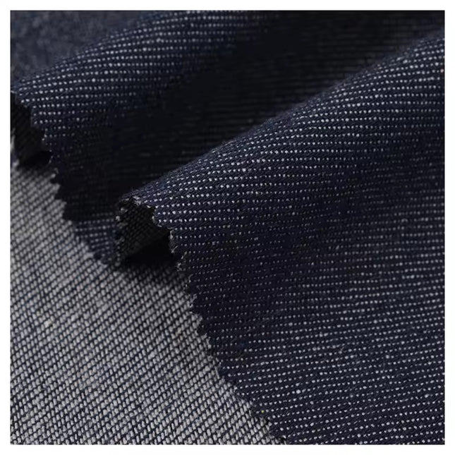 Autumn and Winter Thickeneded 13A Washed Denim Fabric Dark Blue Black Denim Jacket Work Clothes Clothing Fabric