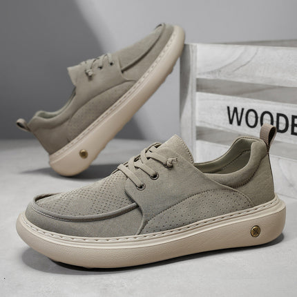 Light Luxury Designer Summer Mesh Breathable Fashionable Casual Work Shoes Lazy Slip-On Retro Men's Shoes