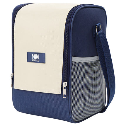 Large-Capacity Square Insulated Bag, Thickened Aluminum Foil Lunch Box Storage, Office Worker Portable Large Opening Lunch Bag, Picnic
