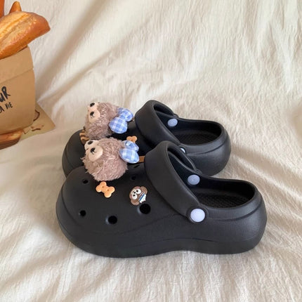 2026 Summer New Cute and Fashionable Versatile Shelliemay Clogs for Outdoor Wear, Closed-Toe Slippers for Women