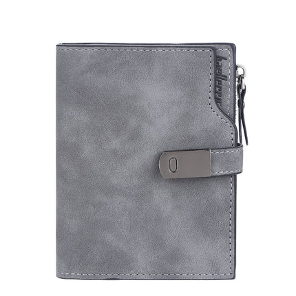 Baellerry New Women's Pu Imitation Leather 80% off K-Style High-End Multi-Card Slot Zipper Women's Short Coin Purse