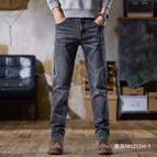 Black and gray-men's trousers / 28