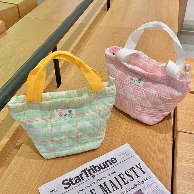Insulated Lunch Box Bag, Handbag, Thickened Aluminum Foil, Waterproof, for Office Workers, Lunch Bag for Elementary School Students, Portable Lunch Pouch
