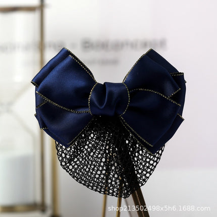 Professional Head Flower Nurse Bank Stewardess Hotel Female Staff Make Hair Coil Net Head Back Hairpin Headwear Hairpin
