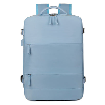 Multi-layer storage backpack dry and wet separation with shoe warehouse outdoor travel backpack USB interface business computer bag