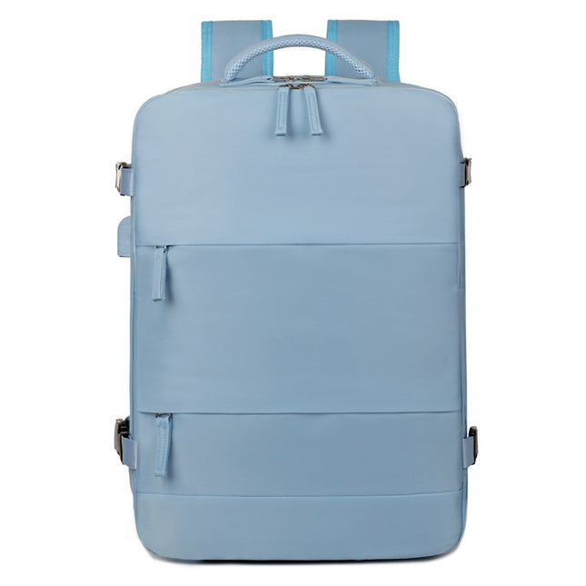 Multi-layer storage backpack dry and wet separation with shoe warehouse outdoor travel backpack USB interface business computer bag