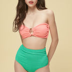 Pink top + green underpants / M