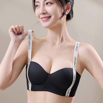 Cross-border Southeast Asia Underwear Women's Small Chest Gather-up Show Anti-sagging Upper Bra without Traceless Steel Ring Beautiful Back Bra