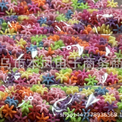 solid color color beads diy bracelet string loose beads material children beaded handmade keychain jewelry accessories