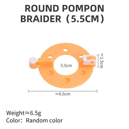 Ready-Made Wool Pom-Pom Maker Handmade Wool Ball Tool Accessories Household Color Knitting Machine