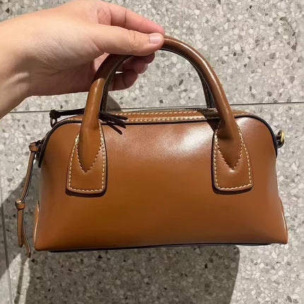 PU Bowling Crossbody Bag / Sac Bowling Bandoulière PU