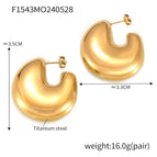 F1543-Gold Earrings