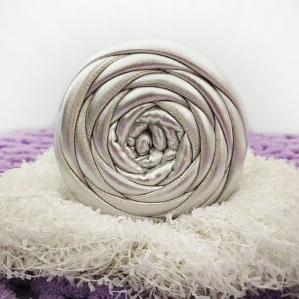 Metallic Shiny Leather Ultra-Thick 2cm Icelandic Thick Yarn for Handmade Knitting DIY Cat Nest Bags Baby Crib Bumper Cord