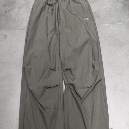 Easiest for Match American Retro Workwear Elastic Waist Drawstring Leggings Loose Slimming Look Casual Pants 2025 Spring and Summer New Products