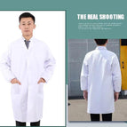 Polyester thin white coat / XXL180