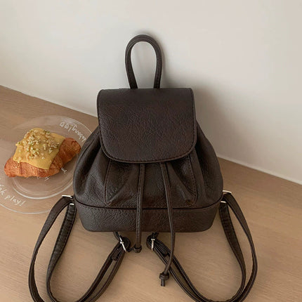 Fashionable College Student Backpack for Women 2026 New Versatile Mini Backpack Travel Bag School Bag